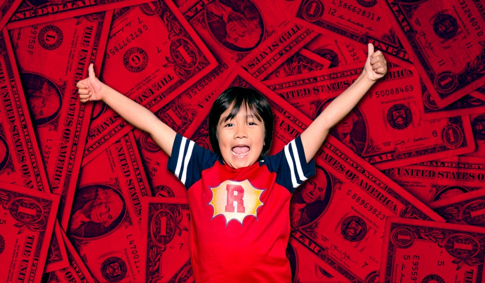Forbes estima el YouTuber mejor pagado de 2019 es Ryan Kaji: un niño de ocho años.